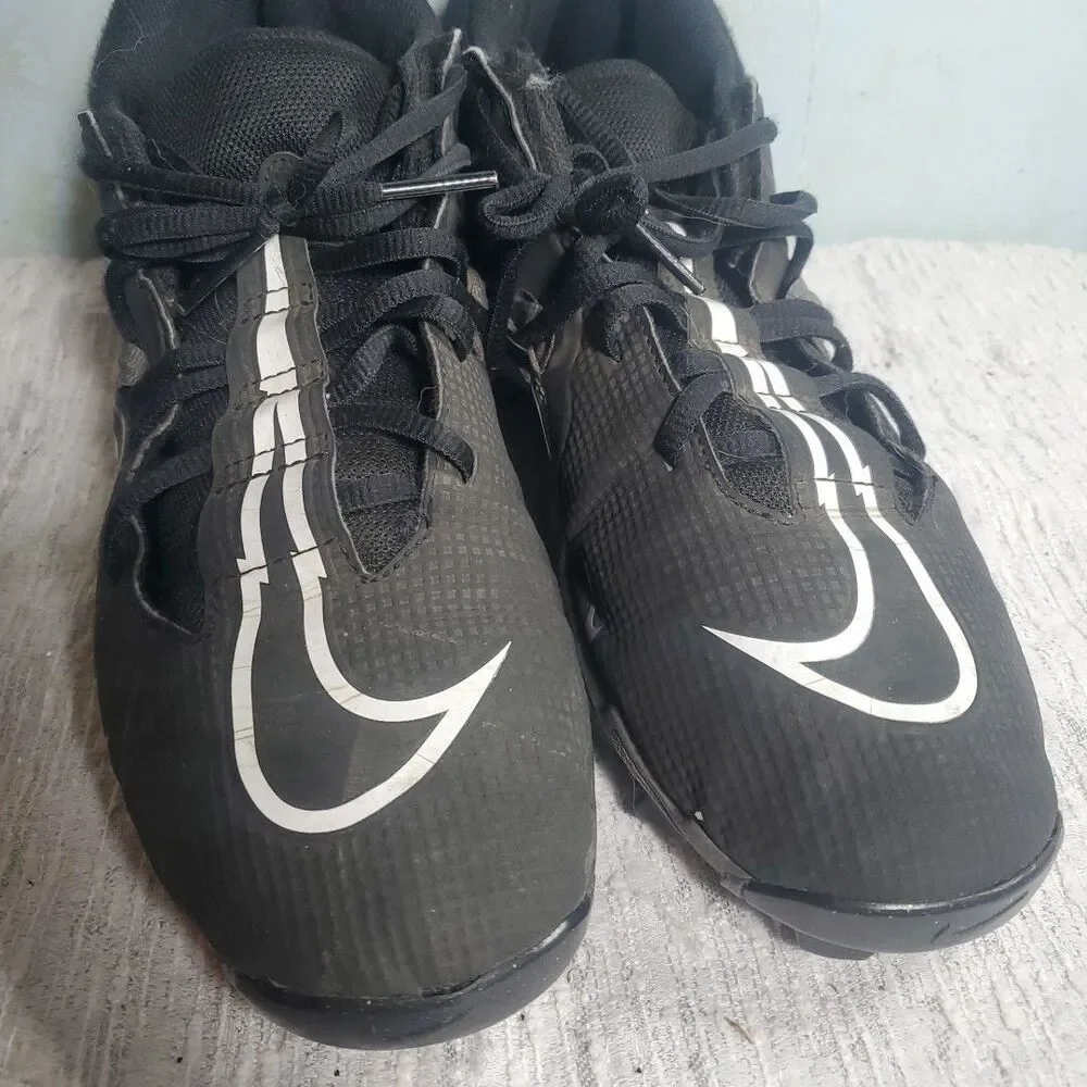 Nike Fast Flex‎ Alpha Mens Football Cleats Sz 11 Black White CV0582-010